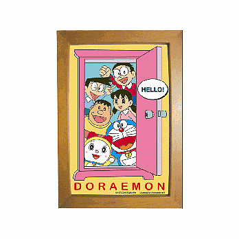 哆啦A夢任意門拼圖204片+拼圖框