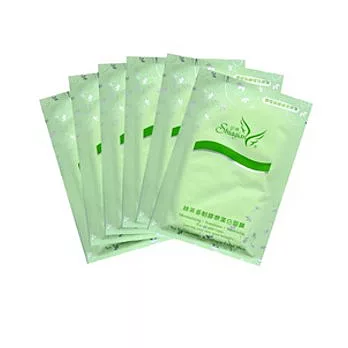 【莎倩】綠茶多酚膠原蛋白面膜10入