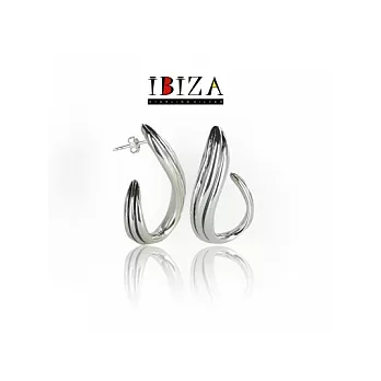 【IBIZA】異國風純銀耳飾 Elisha No.196『圓潤輕盈款』