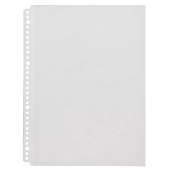 [MUJI 無印良品]補充透明袋/側入/A4/30孔/15入
