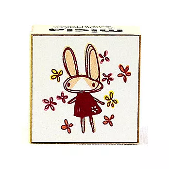 彩色小兔子壓縮木印章