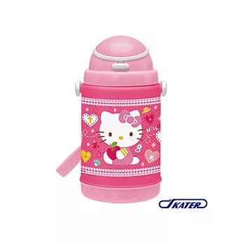 【SKATER】Hello Kitty彈跳吸管水壺400ml