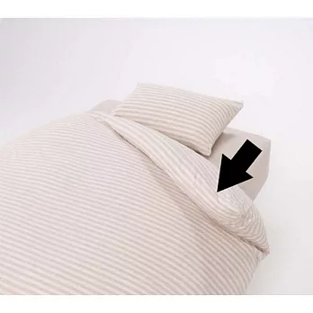 [MUJI 無印良品]新疆棉天竺粗紋被套/SD/混米