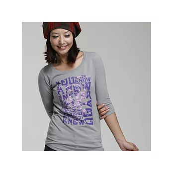 【SOFU Women】you never know-女七分袖 (淺灰) S