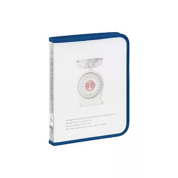 B5尺寸26孔布邊資料夾(藍)