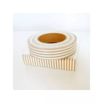 Fabric Tape布料膠帶貼-stripe (beige)