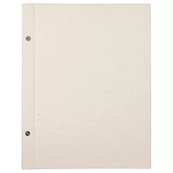 [MUJI 無印良品]棉麻自黏活頁相本/A4/10頁/米
