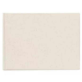 [MUJI 無印良品]棉麻硬質封面相本/4×6吋.1段.米