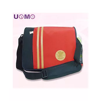 UnMe經典型超輕斜背書包/磚紅