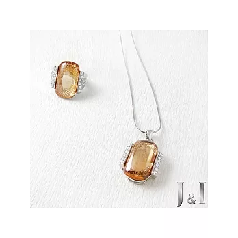 J＆I義大利珠寶銀飾 - 經典龐貝套組(黃)