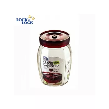 LLG-561樂扣單向排氣閥玻璃密封罐(1.2L)