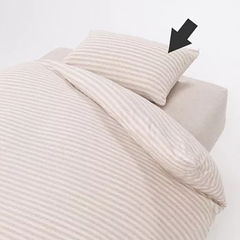 [MUJI 無印良品]新疆棉天竺粗紋枕套/100/混米10A