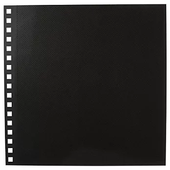 [MUJI 無印良品]PP封面自黏活頁相本補充/方型.5頁.灰