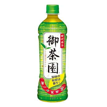 御茶園日式綠茶(無糖) 500g *24入