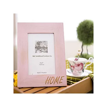 B&F 美式鄉村相框 4”x 6”- 粉紅色粉紅色