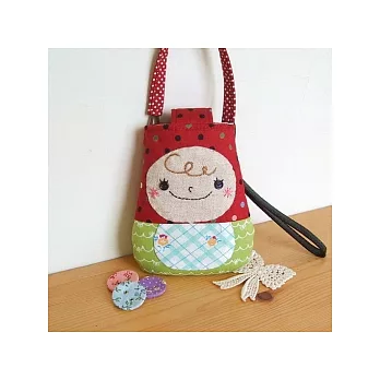 手縫ok!－娃娃手機袋(拼布材料包)