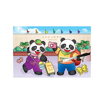 【神奇環保水繪卡】貓熊篇-動物園