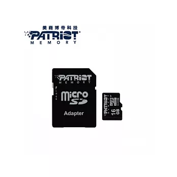 美商博帝 Patriot MicroSDHC LX 16GB 手機記憶卡