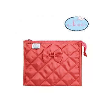 [Nantita娜緹塔曼谷包] 緞面化妝包-紅色