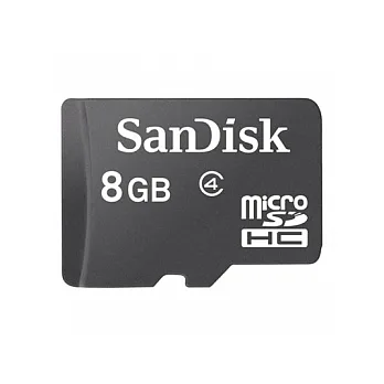 SanDisk 8GB MicroSDHC Class4 記憶卡-公司貨