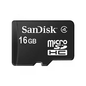 SanDisk 16GB MicroSDHC Class4 記憶卡-公司貨