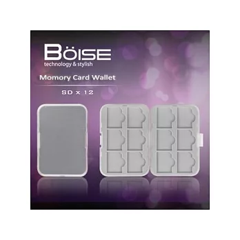 BOISE Momory Card Wallet SD卡專用收納盒/灰灰