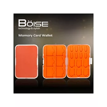 BOISE Momory Card Wallet 3種記憶卡收納盒/橘橘