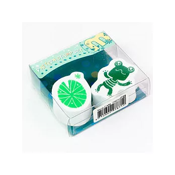 Micia泡棉印章組FS010-蛙呱青蛙