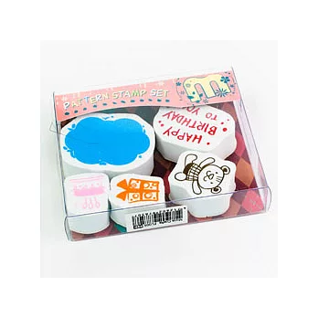 Micia泡棉印章組FL005-生日快樂