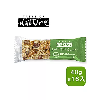加拿大Taste of Nature有機穀物棒《尼加拉瓜蘋果棒》(40gx16入/盒)