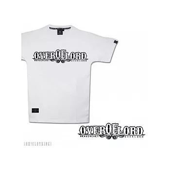 【OH!clothing】OVER OF LORD大字體圖騰設計(白L)