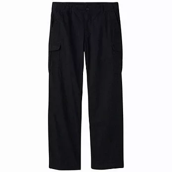 [MUJI 無印良品]男棉平織工作褲黑色XL