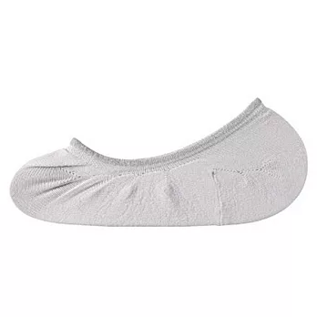 [MUJI 無印良品]女足口飾邊隱形襪灰色灰色