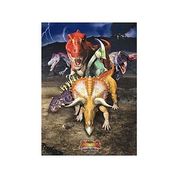 恐龍王3D版6隻恐龍夜光拼圖-520片
