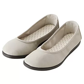 [MUJI 無印良品]女柔軟內裡平底鞋11S灰色23.5