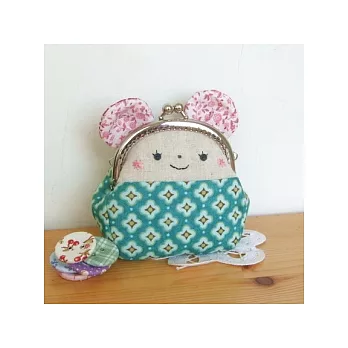 手縫ok!－小老鼠口金包(拼布材料包)