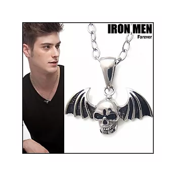 【IRON MEN】華倫西亞˙骷顱頭聖王之翼316L鋼項鍊
