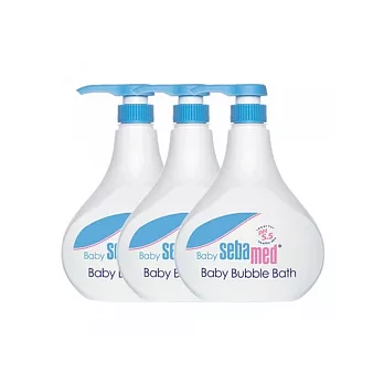 【3入組】Sebamed Baby施巴5.5 嬰兒泡泡浴露500ml