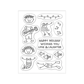 Micia透明水晶印章-CPS013