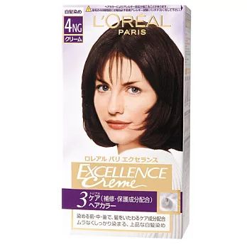 L’OREAL優媚霜三重護髮雙管染髮霜 4NG