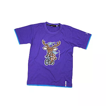 iSLANDT純棉T恤--台灣稀有動物系列--台灣梅花鹿款S