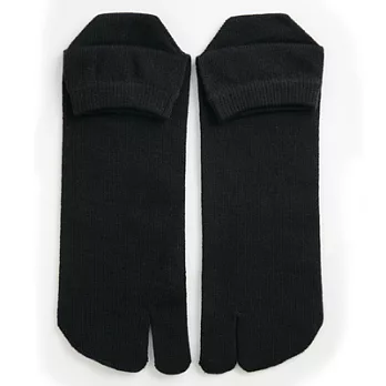 [MUJI 無印良品]男彈性淺口拇指襪黑色黑色