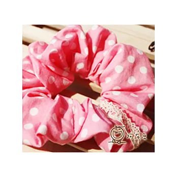 大腸髮束-點點粉紅