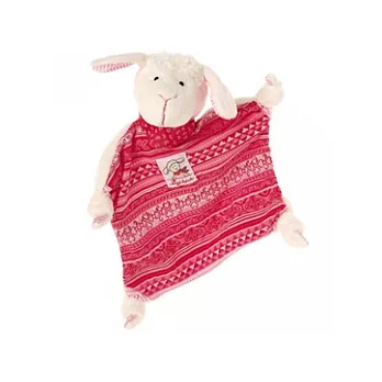 德國sigikid - 甜美粉紅羊安撫巾