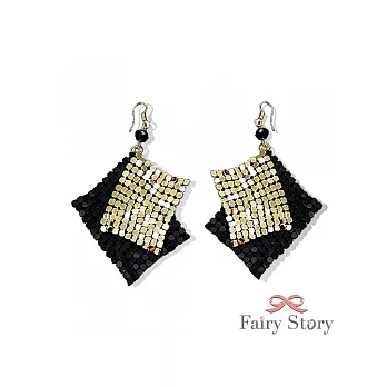 Fairy Story - 金屬風暴 - mesh金屬織布耳環組