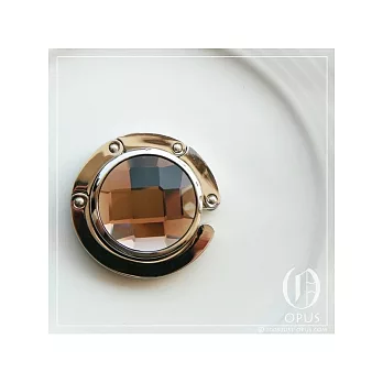 OPUS 隨身包包掛鉤 -寶石系列- 琥珀褐