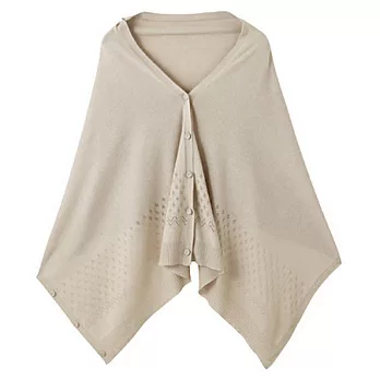 [MUJI 無印良品]棉混壓克力多用披肩米花紋