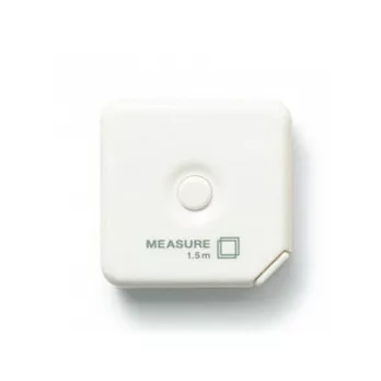 MIDORI CL系列迷你捲尺1.5m (純白)白