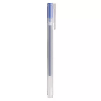 [MUJI 無印良品]膠墨中性筆/0.38/藍(K)藍