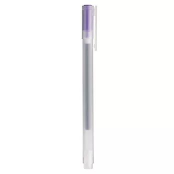[MUJI 無印良品]膠墨中性筆/0.5/紫(K)
